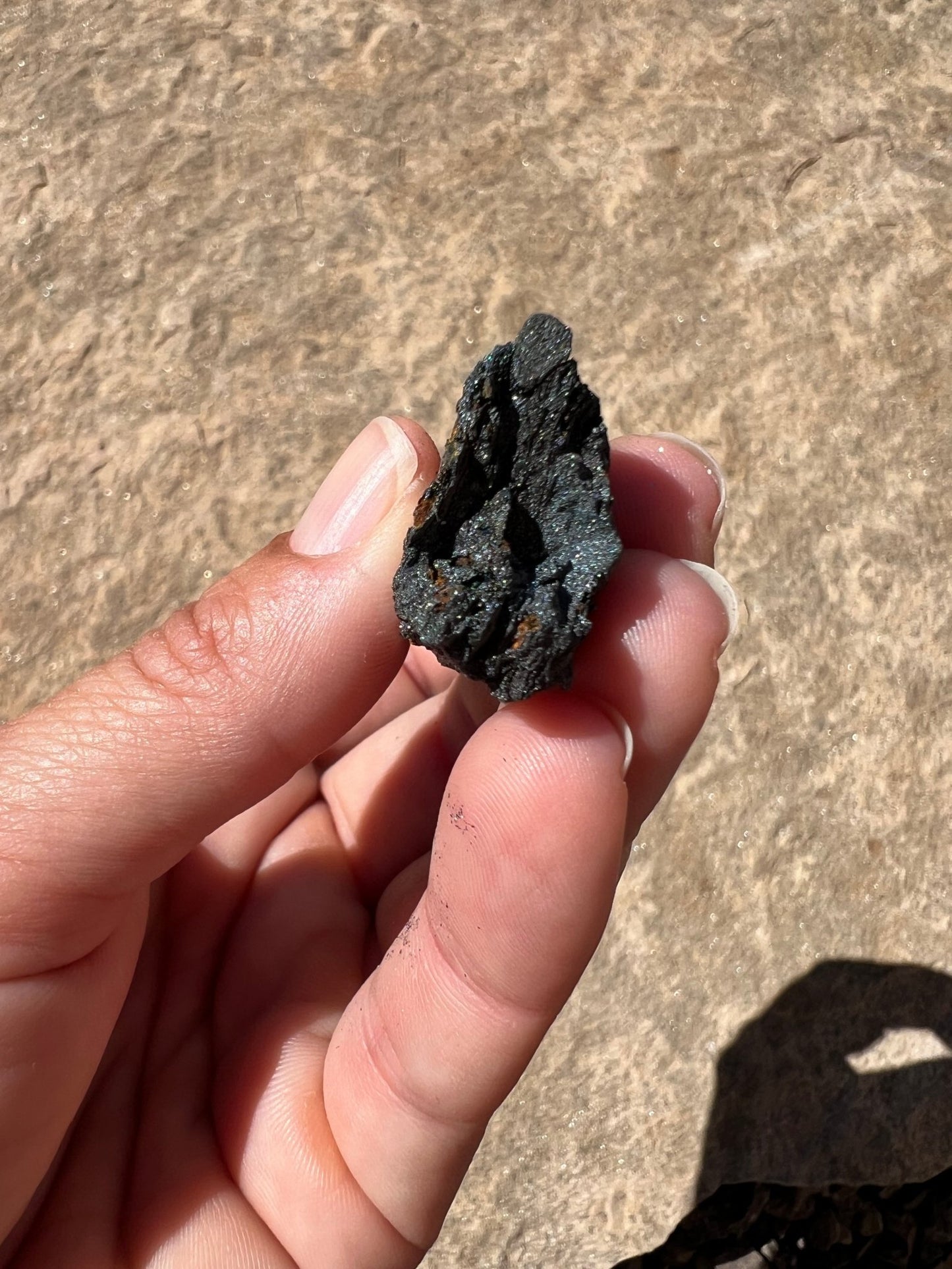 Iridescent Rainbow Hematite Specimen 48g - Purple Door Alchemy