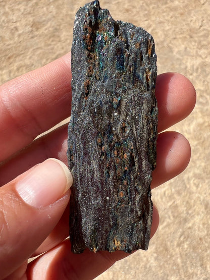 Iridescent Rainbow Hematite Specimen 48g - Purple Door Alchemy