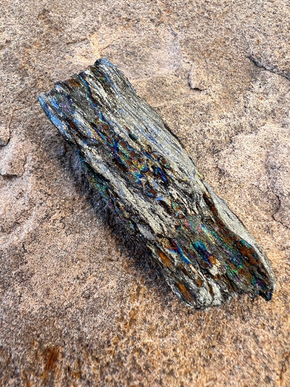 Iridescent Rainbow Hematite Specimen 48g - Purple Door Alchemy