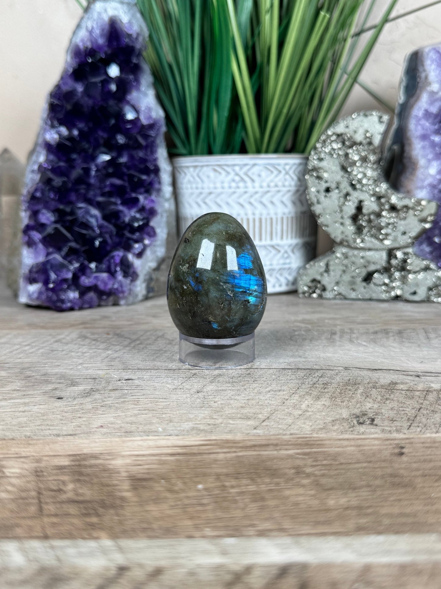 Labradorite Egg 2.2in - Purple Door Alchemy