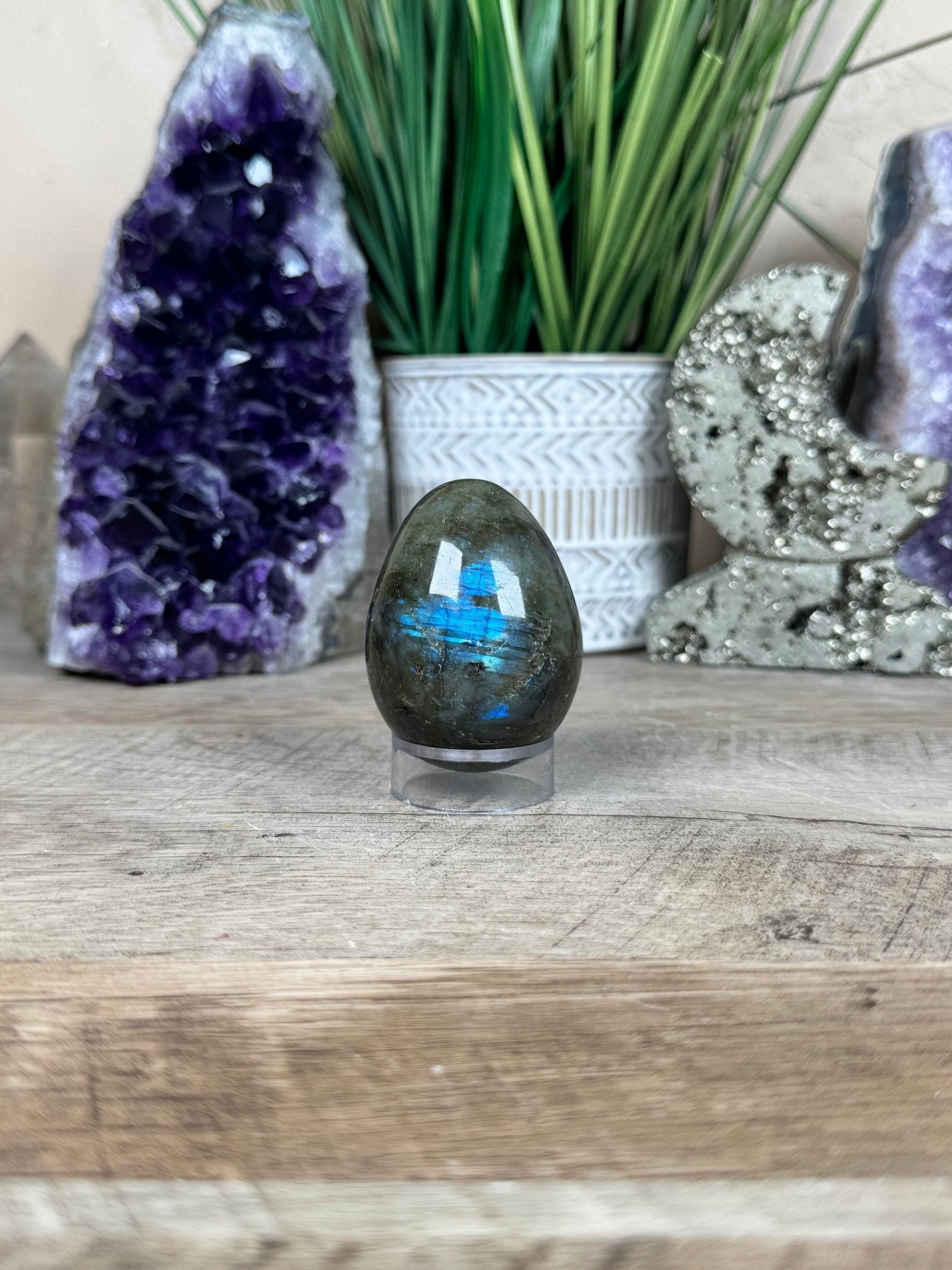 Labradorite Egg 2.2in - Purple Door Alchemy
