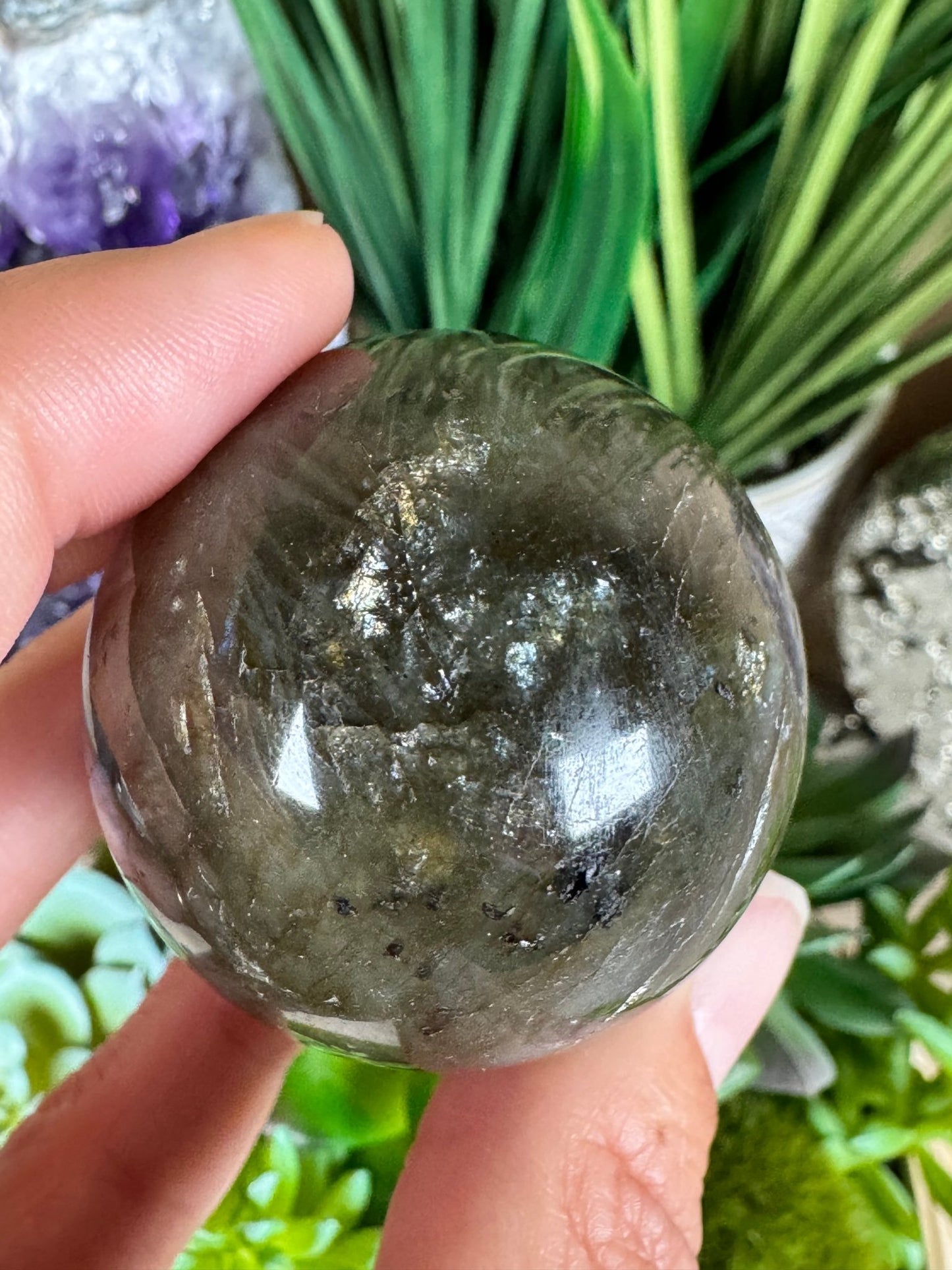 Labradorite Egg 2.2in - Purple Door Alchemy
