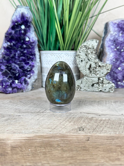 Labradorite Egg 2.6in - Purple Door Alchemy