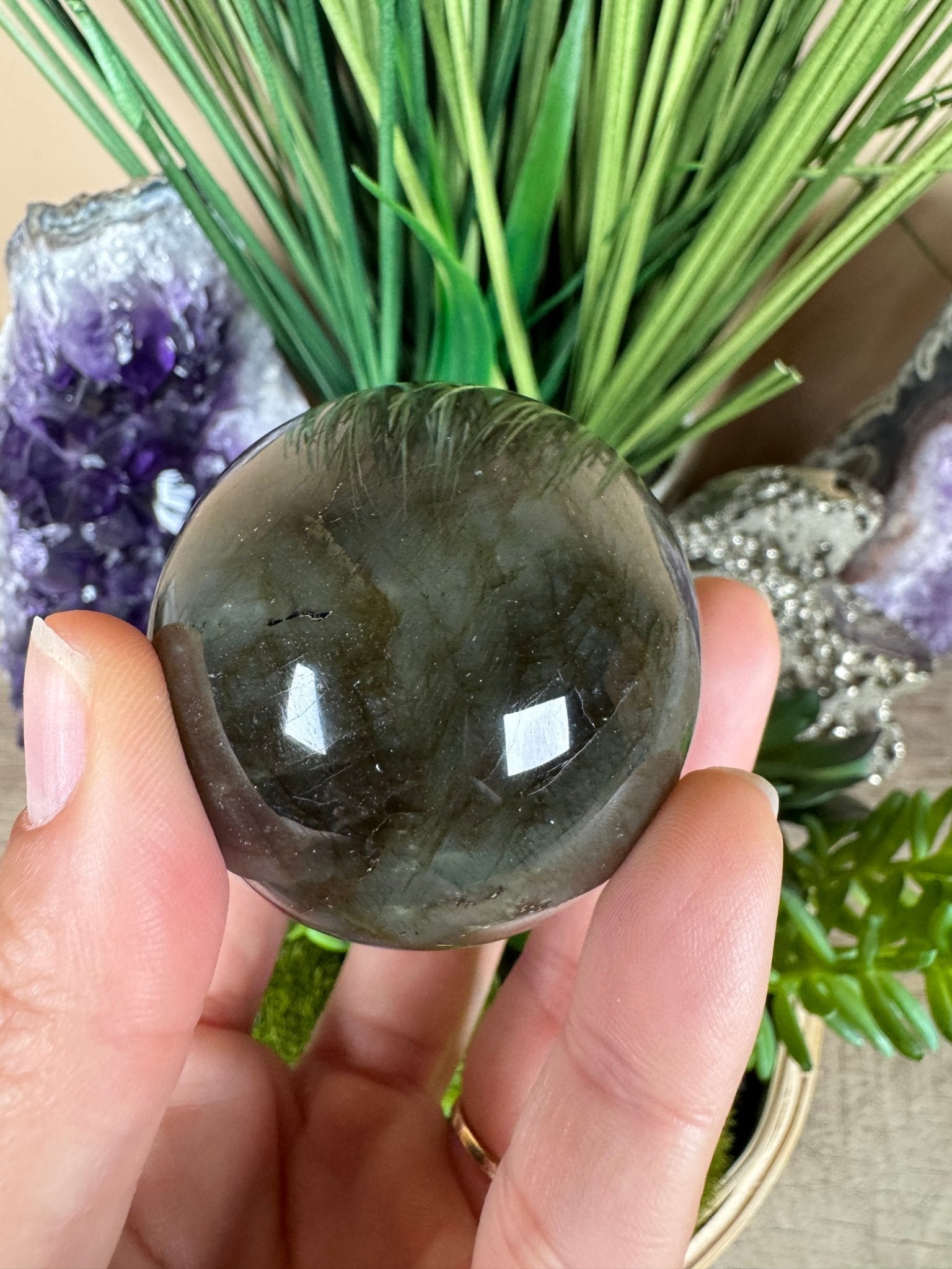 Labradorite Egg 2.6in - Purple Door Alchemy