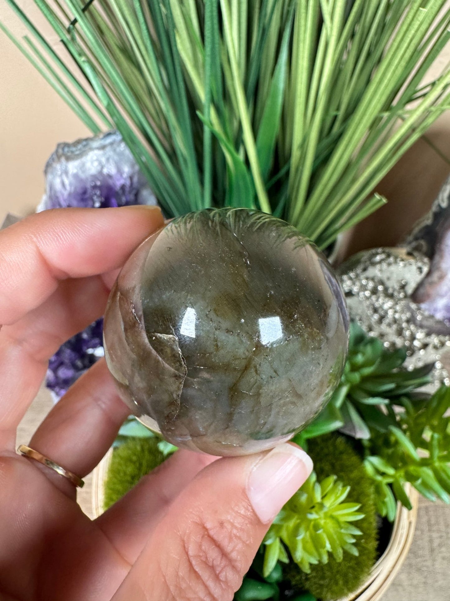 Labradorite Egg 2.6in - Purple Door Alchemy