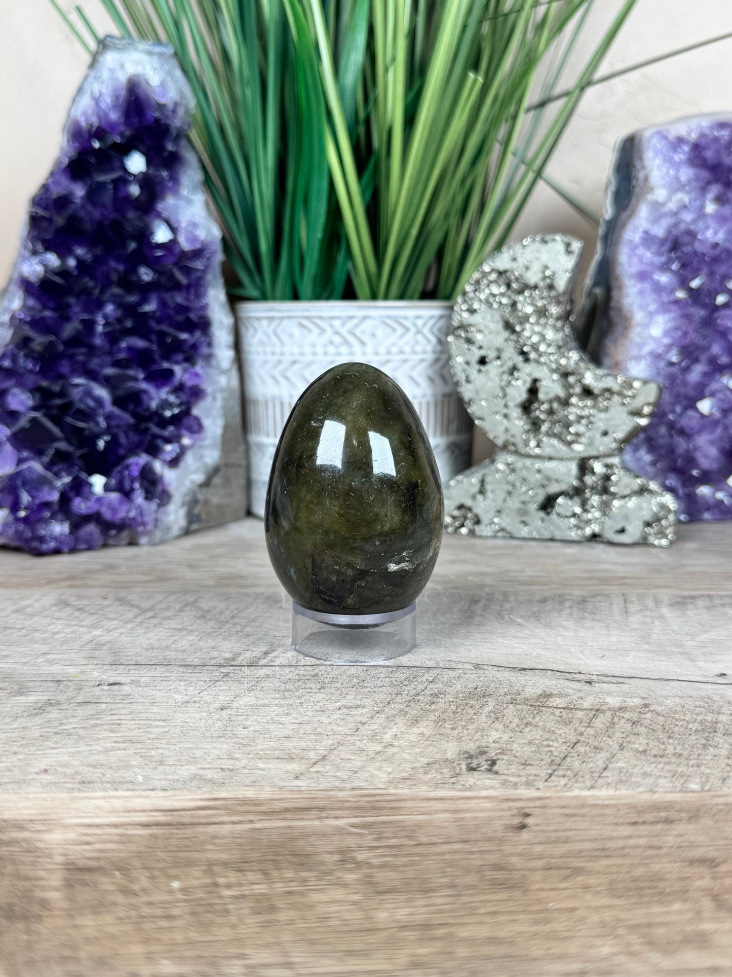 Labradorite Egg 2.6in - Purple Door Alchemy