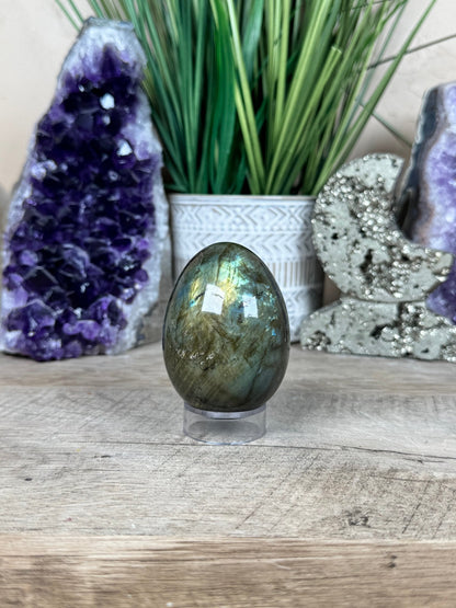 Labradorite Egg 2.6in - Purple Door Alchemy