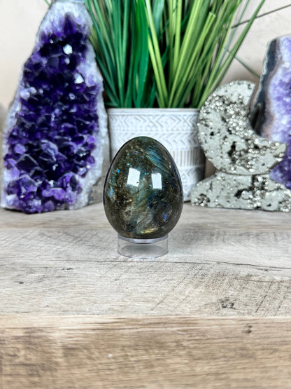 Labradorite Egg 2.6in - Purple Door Alchemy