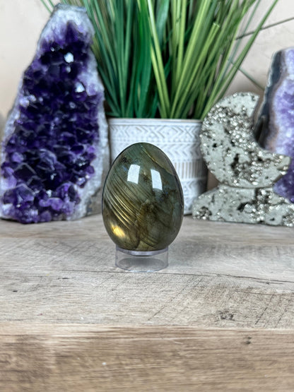 Labradorite Egg 2.6in - Purple Door Alchemy