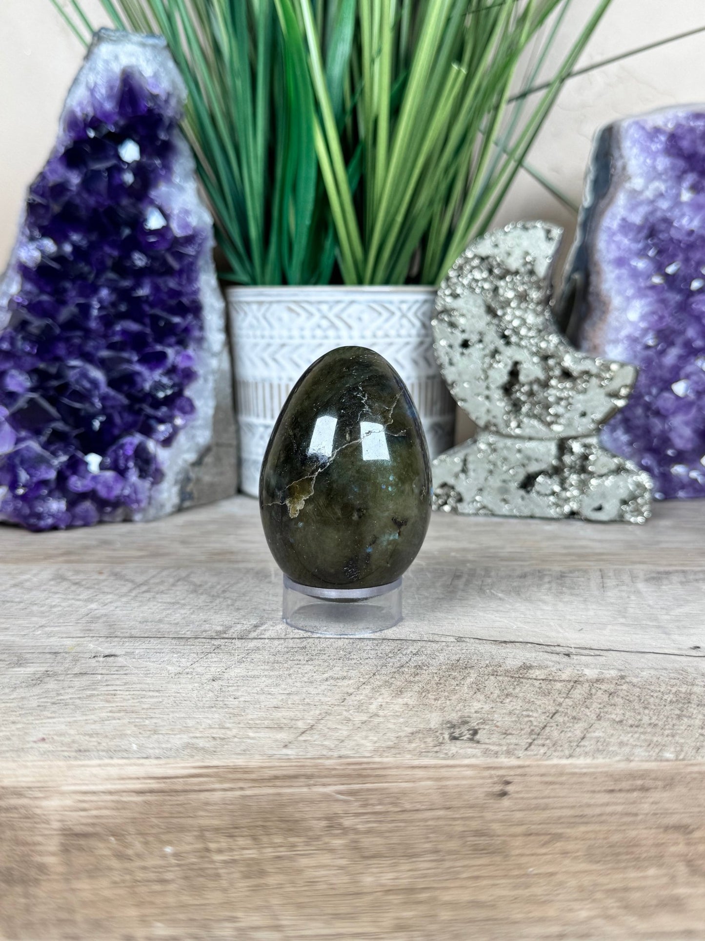 Labradorite Egg 2.6in - Purple Door Alchemy