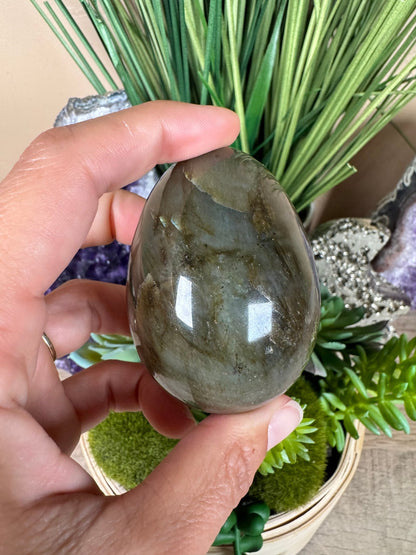 Labradorite Egg 2.6in - Purple Door Alchemy