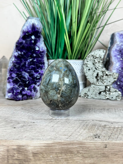 Labradorite Egg 3.2in - Purple Door Alchemy