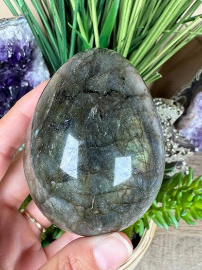Labradorite Egg 3.2in - Purple Door Alchemy