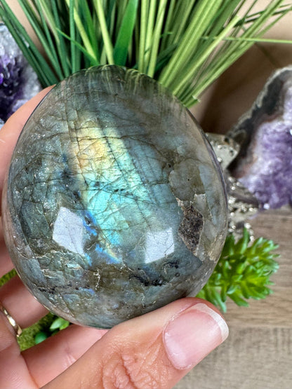Labradorite Egg 3.2in - Purple Door Alchemy
