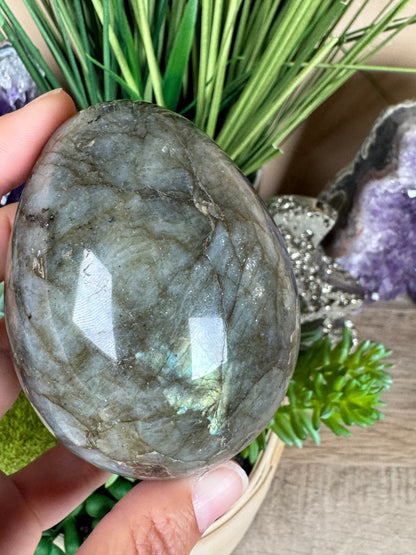 Labradorite Egg 3.2in - Purple Door Alchemy