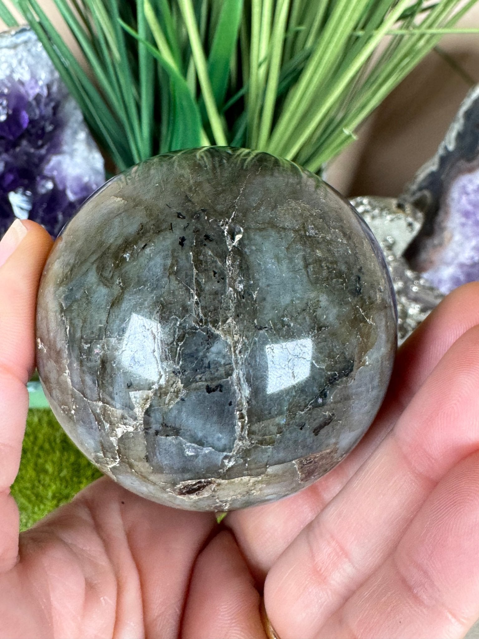 Labradorite Egg 3.2in - Purple Door Alchemy