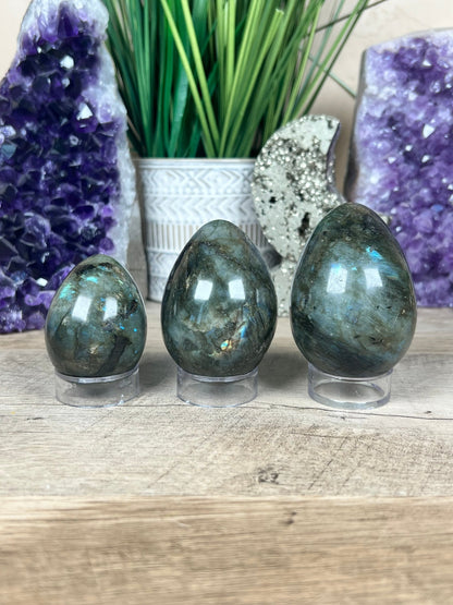 Labradorite Eggs - Purple Door Alchemy