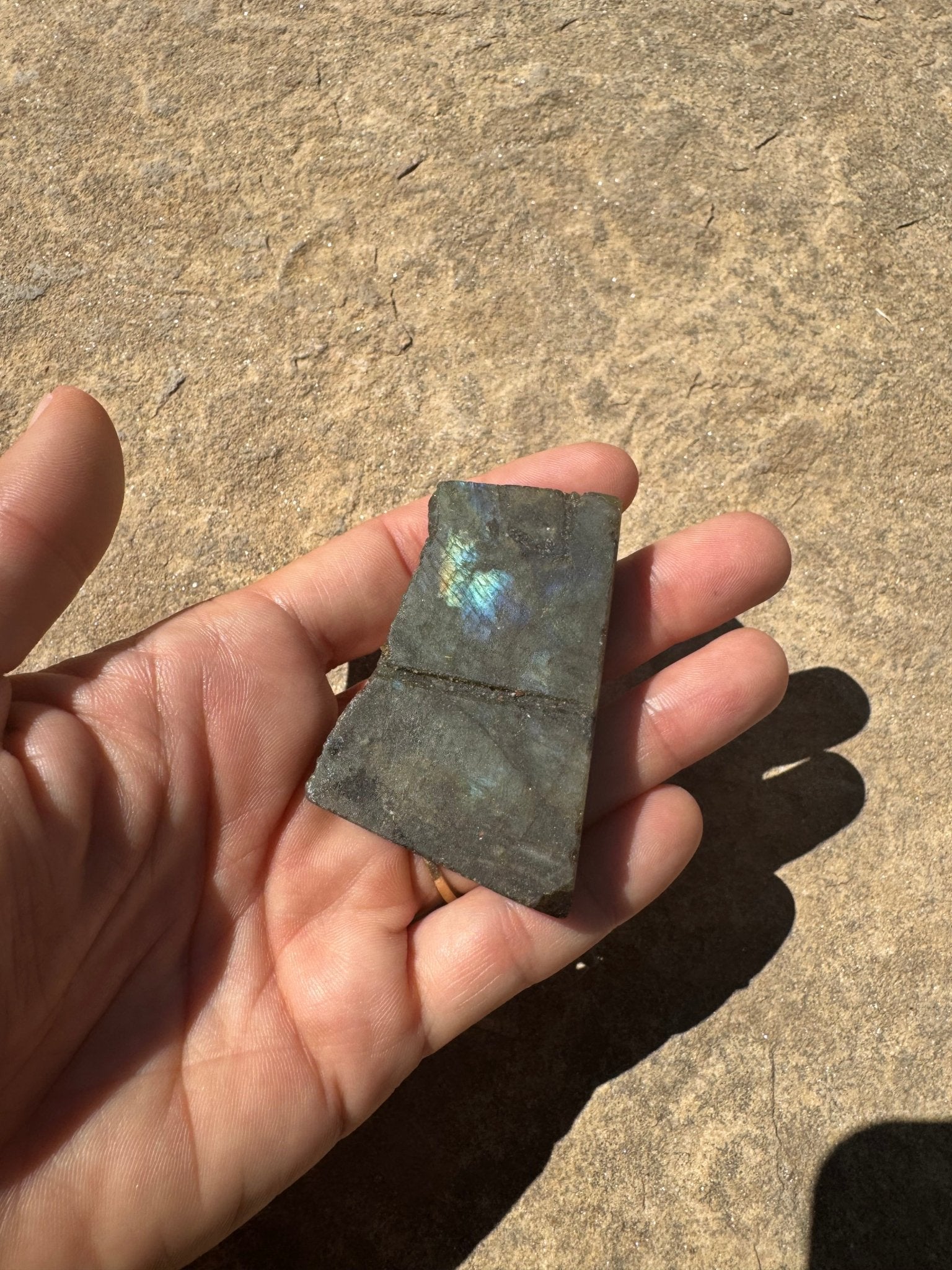 Labradorite Polished Slab 64g - Purple Door Alchemy
