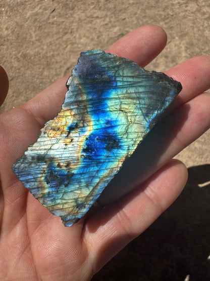 Labradorite Polished Slab 64g - Purple Door Alchemy