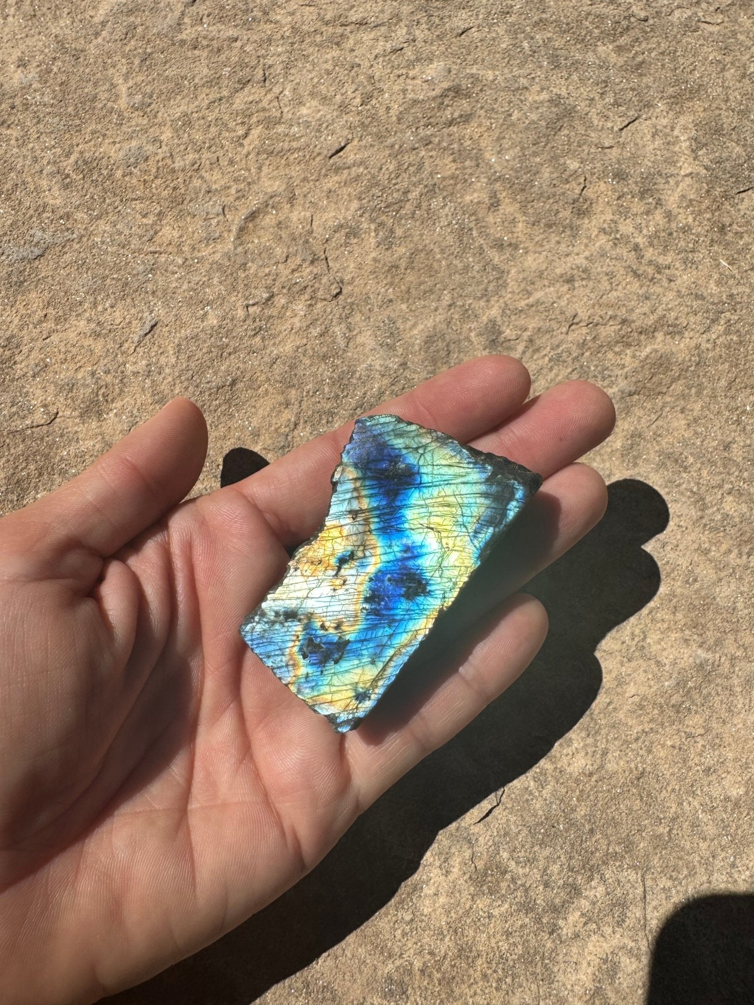 Labradorite Polished Slab 64g - Purple Door Alchemy