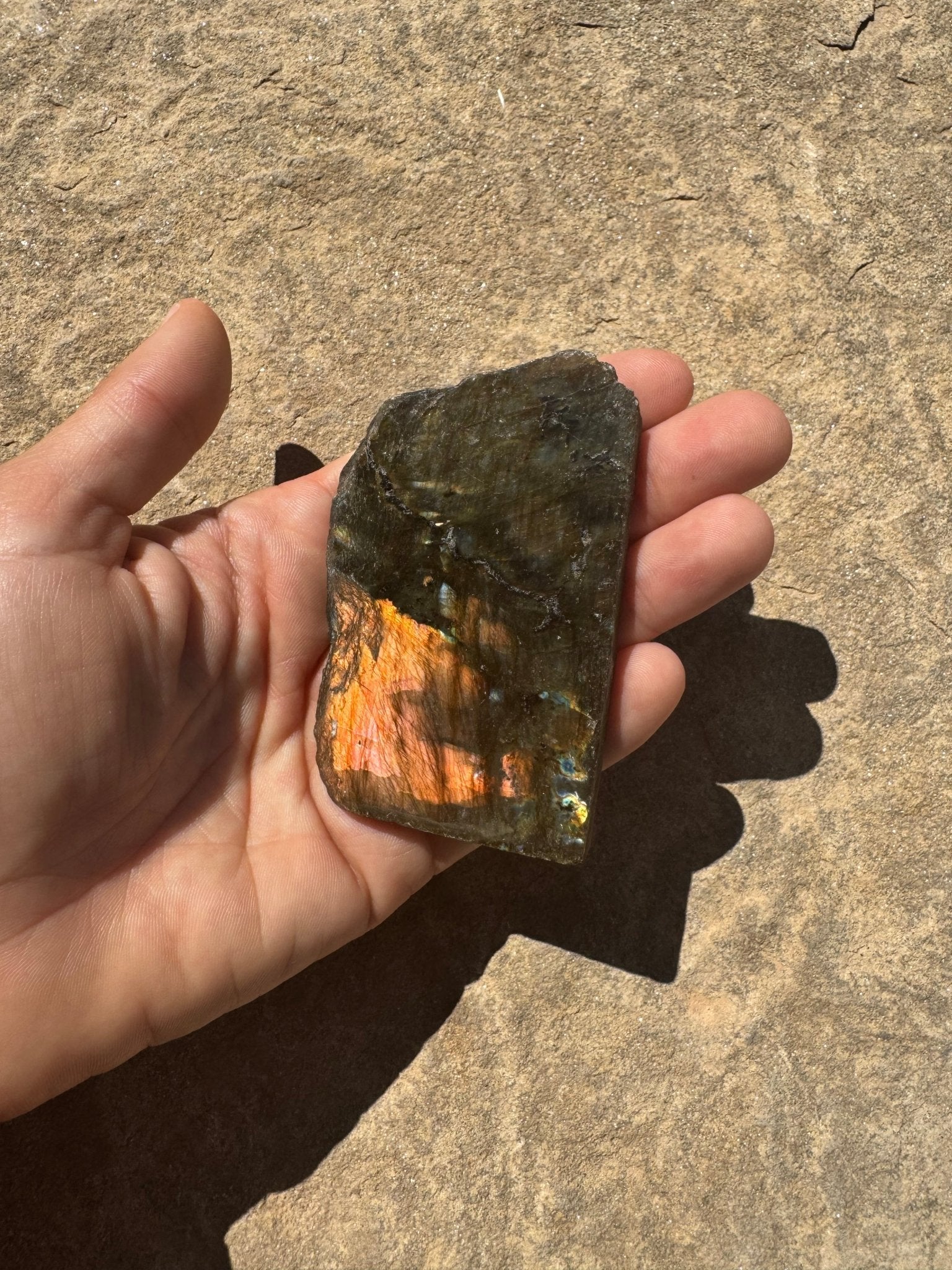 Labradorite Polished Slab 79g - Purple Door Alchemy