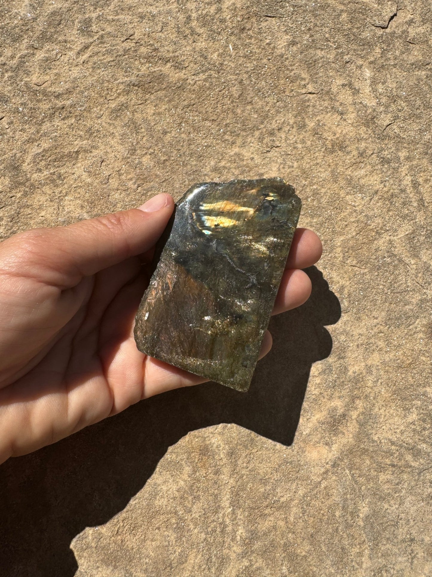 Labradorite Polished Slab 79g - Purple Door Alchemy