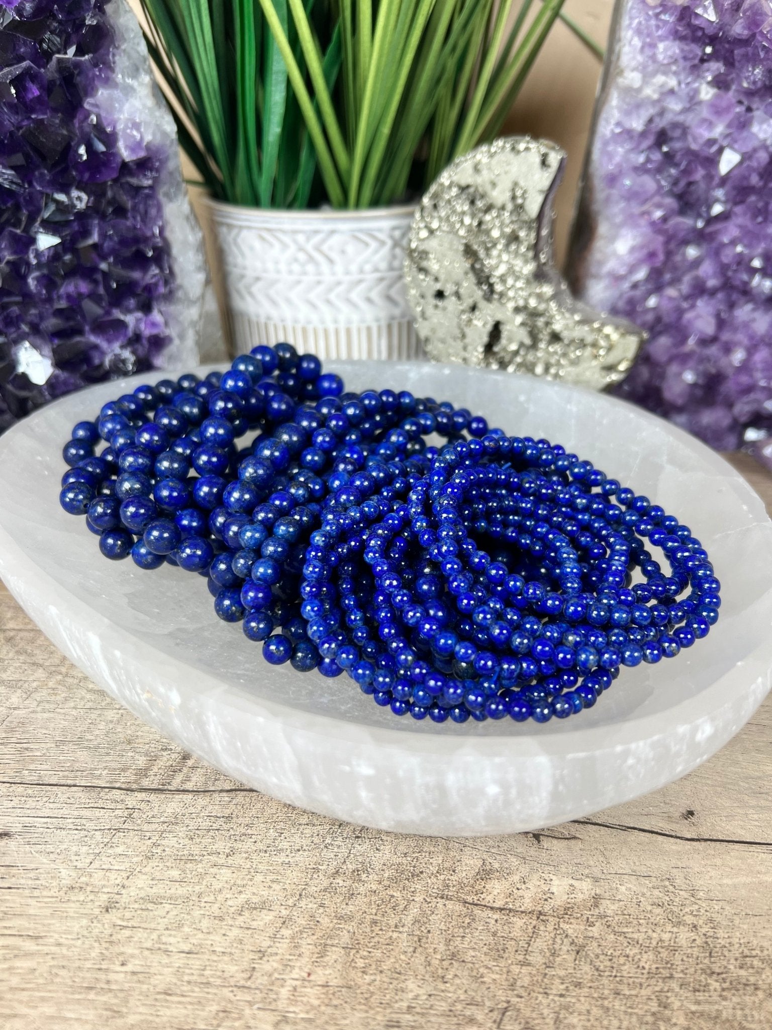 Lapis Lazuli Bracelet - Dark Blue - Purple Door Alchemy