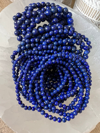 Lapis Lazuli Bracelet - Dark Blue - Purple Door Alchemy