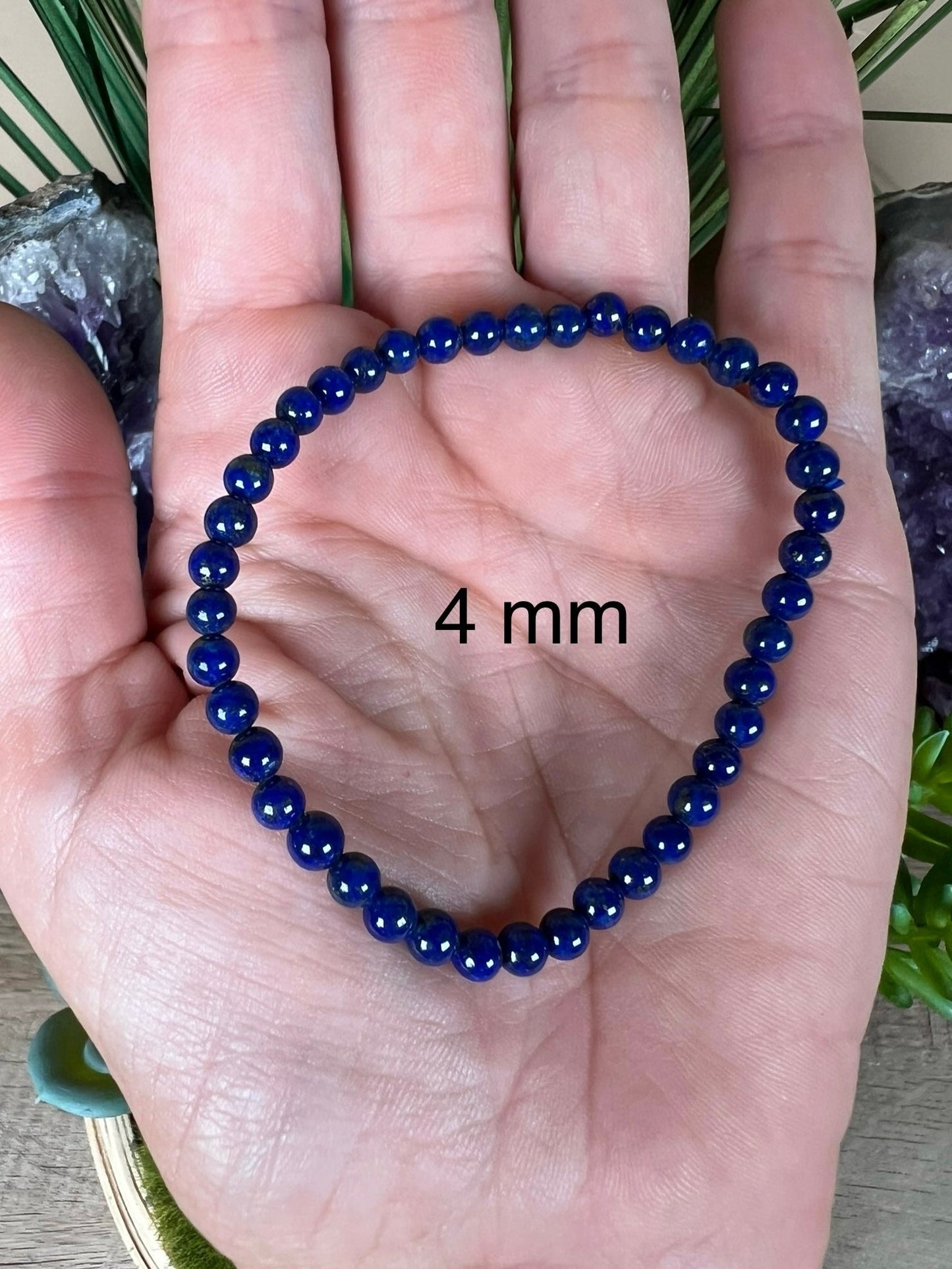 Lapis Lazuli Bracelet - Dark Blue - Purple Door Alchemy