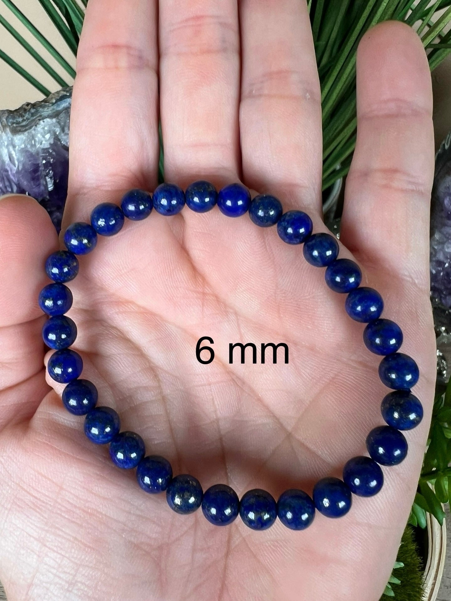 Lapis Lazuli Bracelet - Dark Blue - Purple Door Alchemy