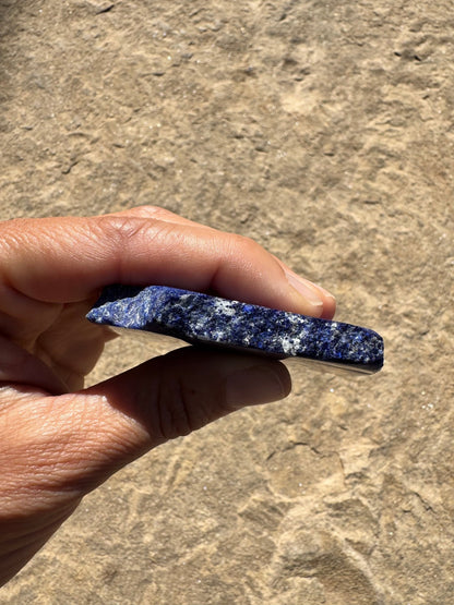 Lapis Lazuli Slab 116g - Purple Door Alchemy