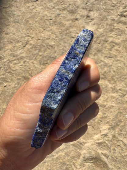 Lapis Lazuli Slab 116g - Purple Door Alchemy