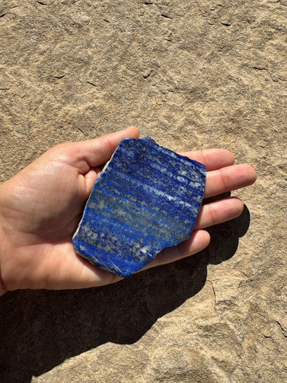 Lapis Lazuli Slab 116g - Purple Door Alchemy