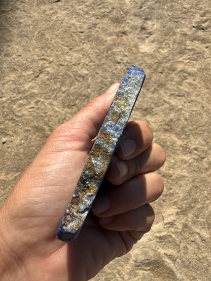 Lapis Lazuli Slab 116g - Purple Door Alchemy