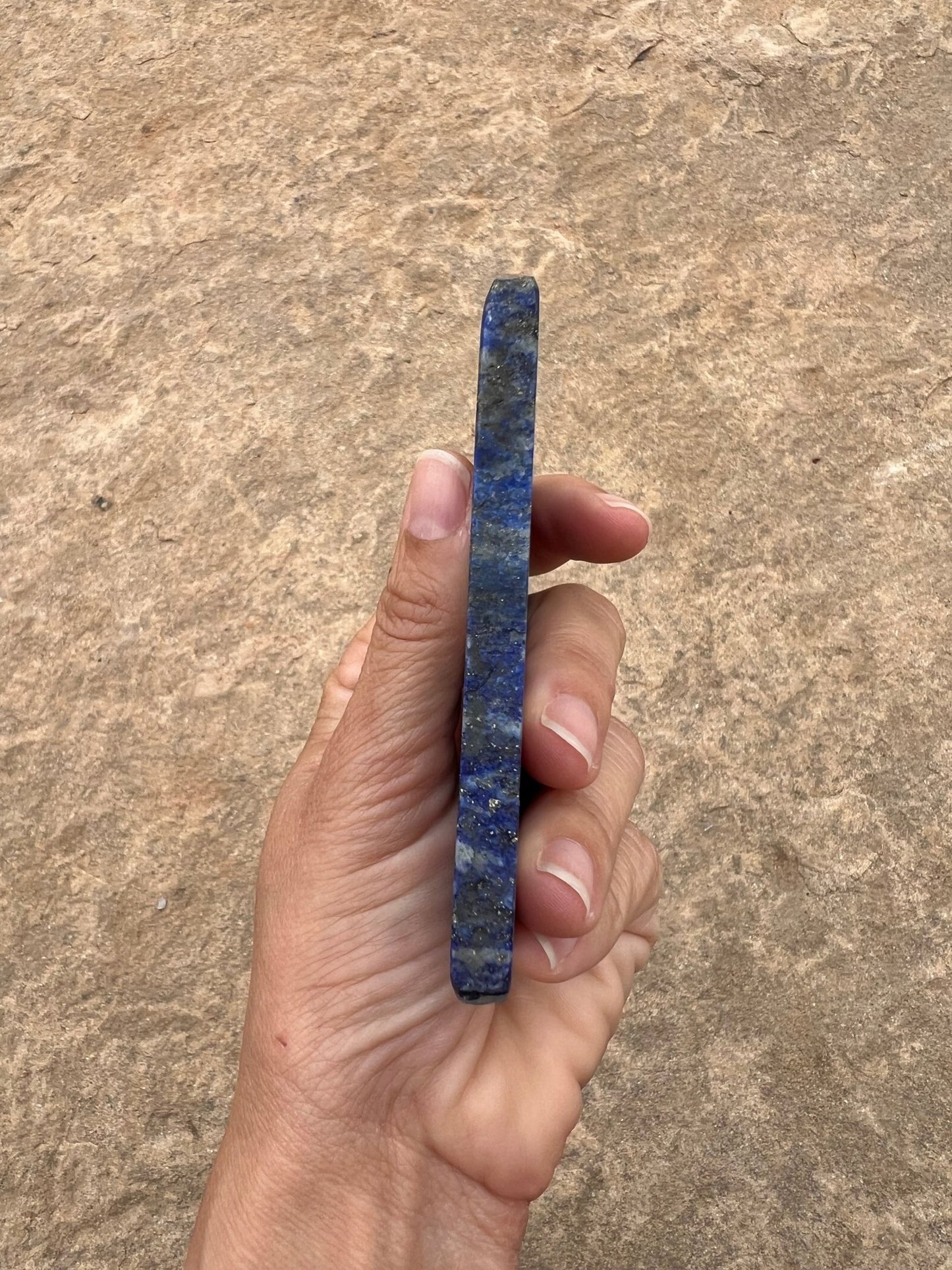 Lapis Lazuli Slab 117g - Purple Door Alchemy
