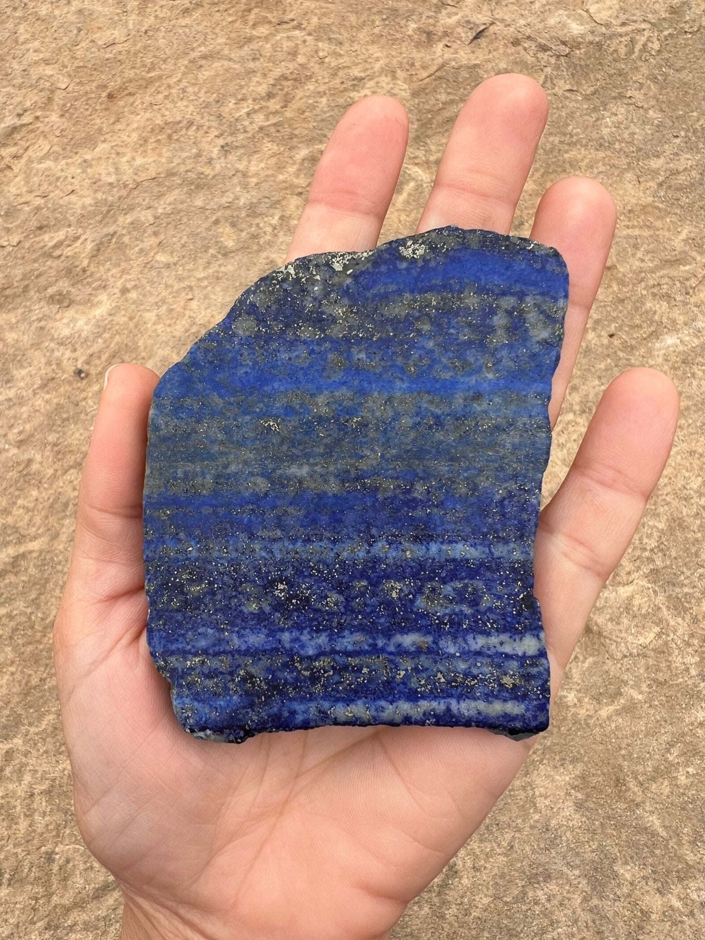Lapis Lazuli Slab 117g - Purple Door Alchemy