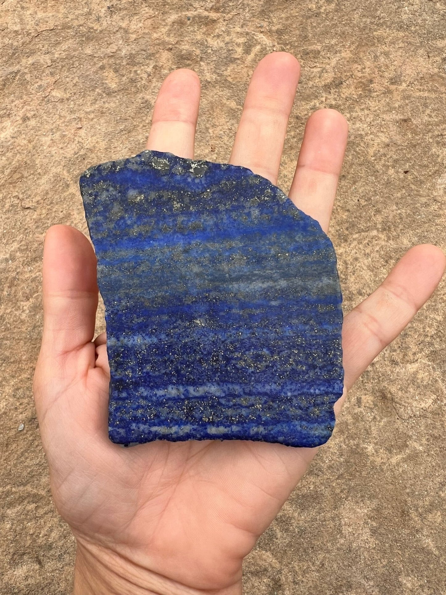 Lapis Lazuli Slab 117g - Purple Door Alchemy