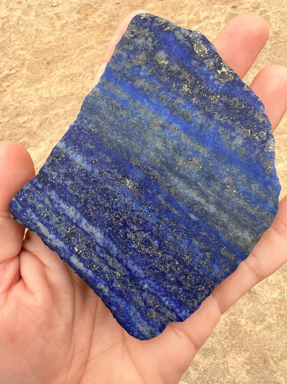 Lapis Lazuli Slab 117g - Purple Door Alchemy