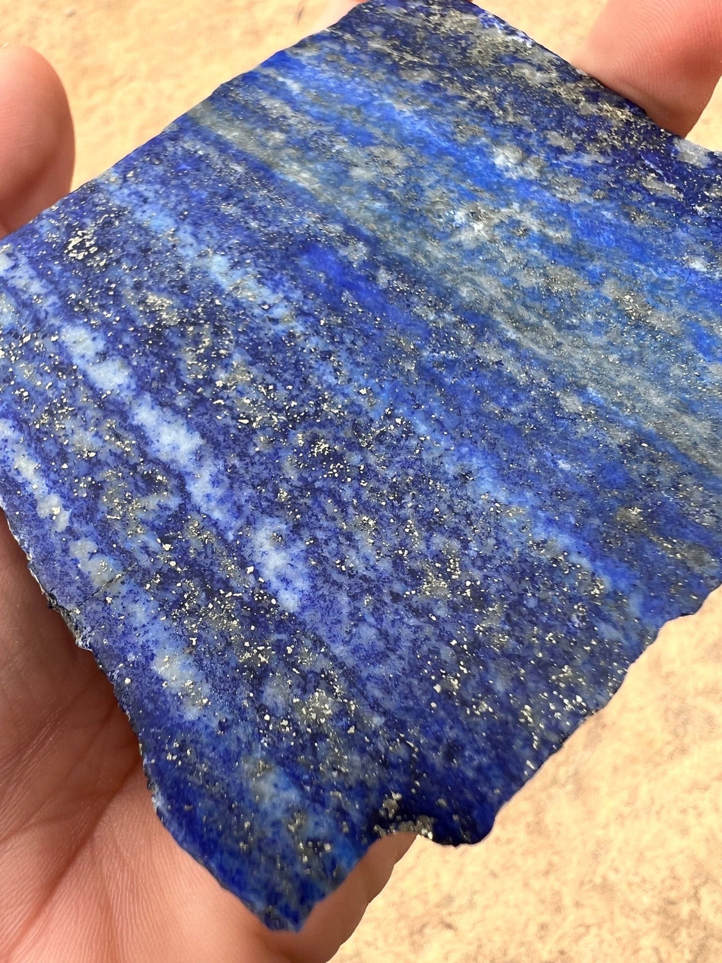 Lapis Lazuli Slab 125g - Purple Door Alchemy
