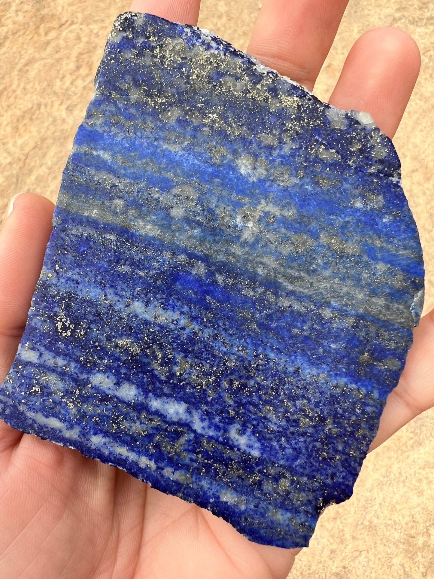 Lapis Lazuli Slab 125g - Purple Door Alchemy
