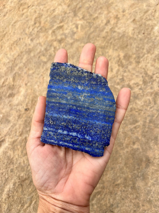 Lapis Lazuli Slab 125g - Purple Door Alchemy
