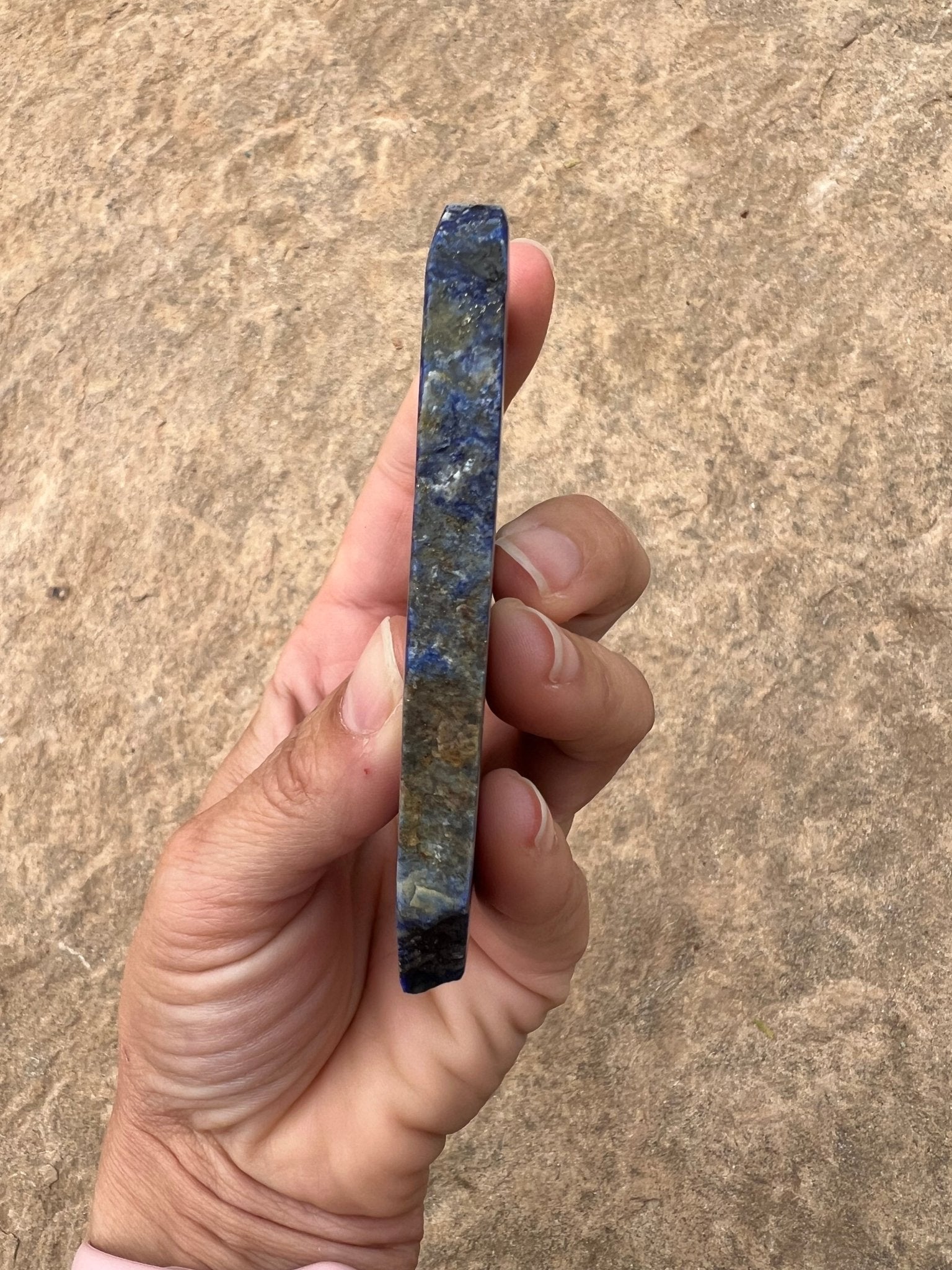 Lapis Lazuli Slab 126g - Purple Door Alchemy