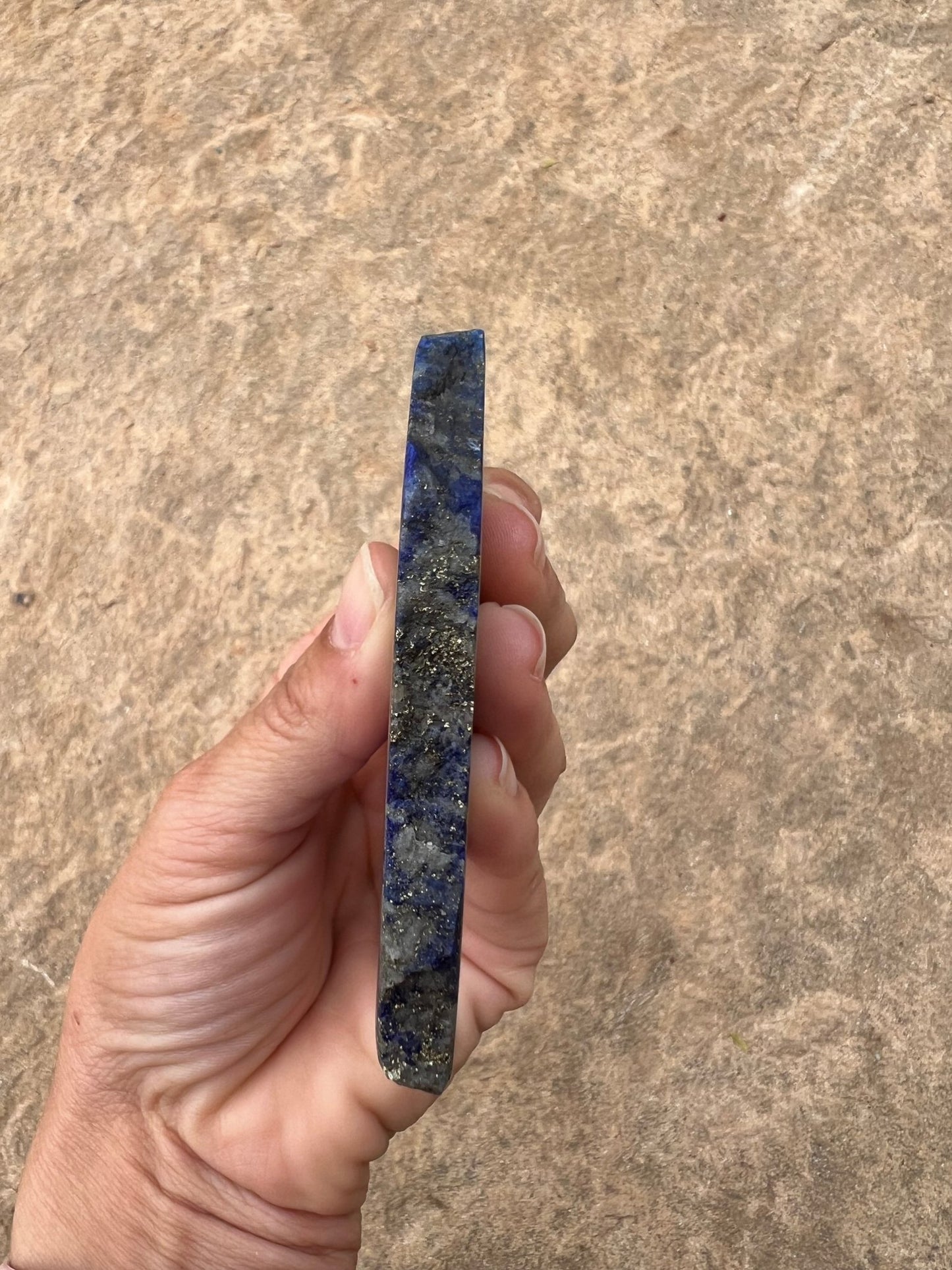 Lapis Lazuli Slab 126g - Purple Door Alchemy