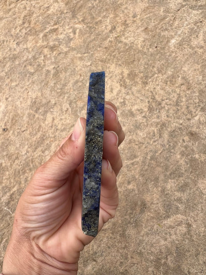 Lapis Lazuli Slab 126g - Purple Door Alchemy