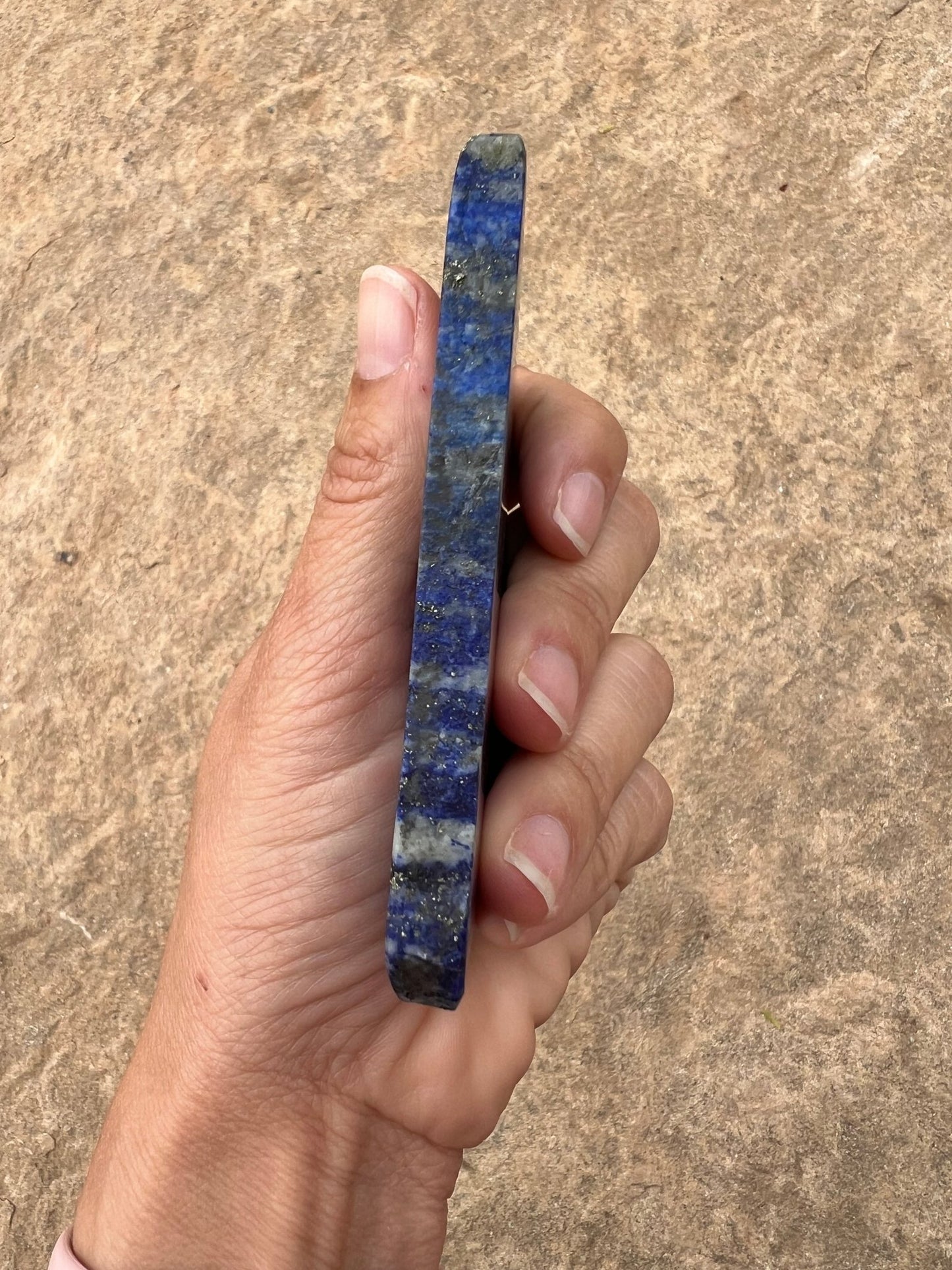 Lapis Lazuli Slab 126g - Purple Door Alchemy
