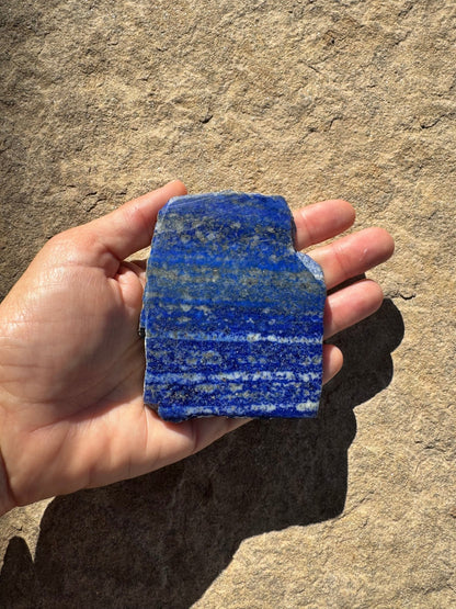 Lapis Lazuli Slab 130g - Purple Door Alchemy