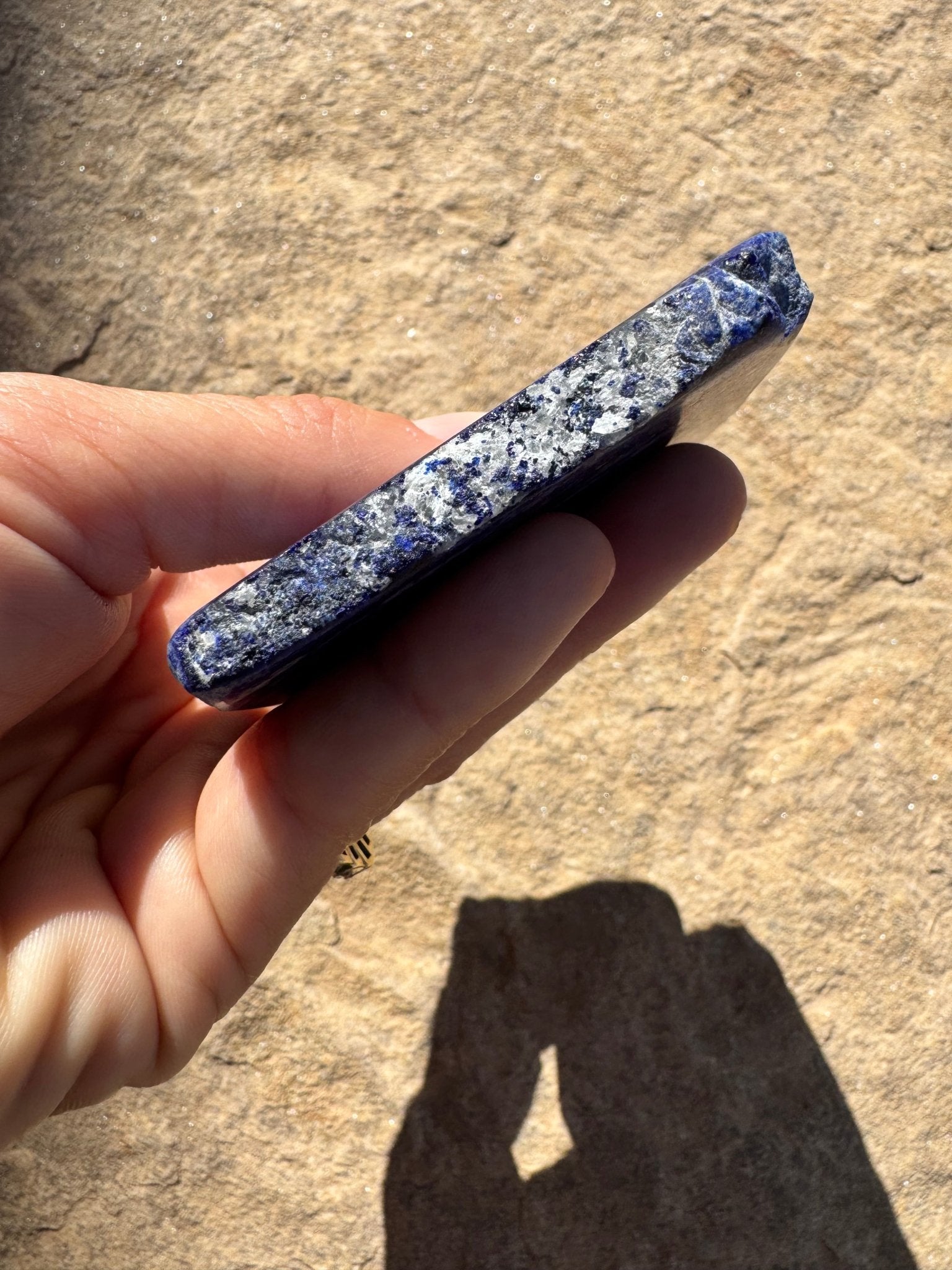 Lapis Lazuli Slab 130g - Purple Door Alchemy