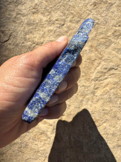 Lapis Lazuli Slab 130g - Purple Door Alchemy