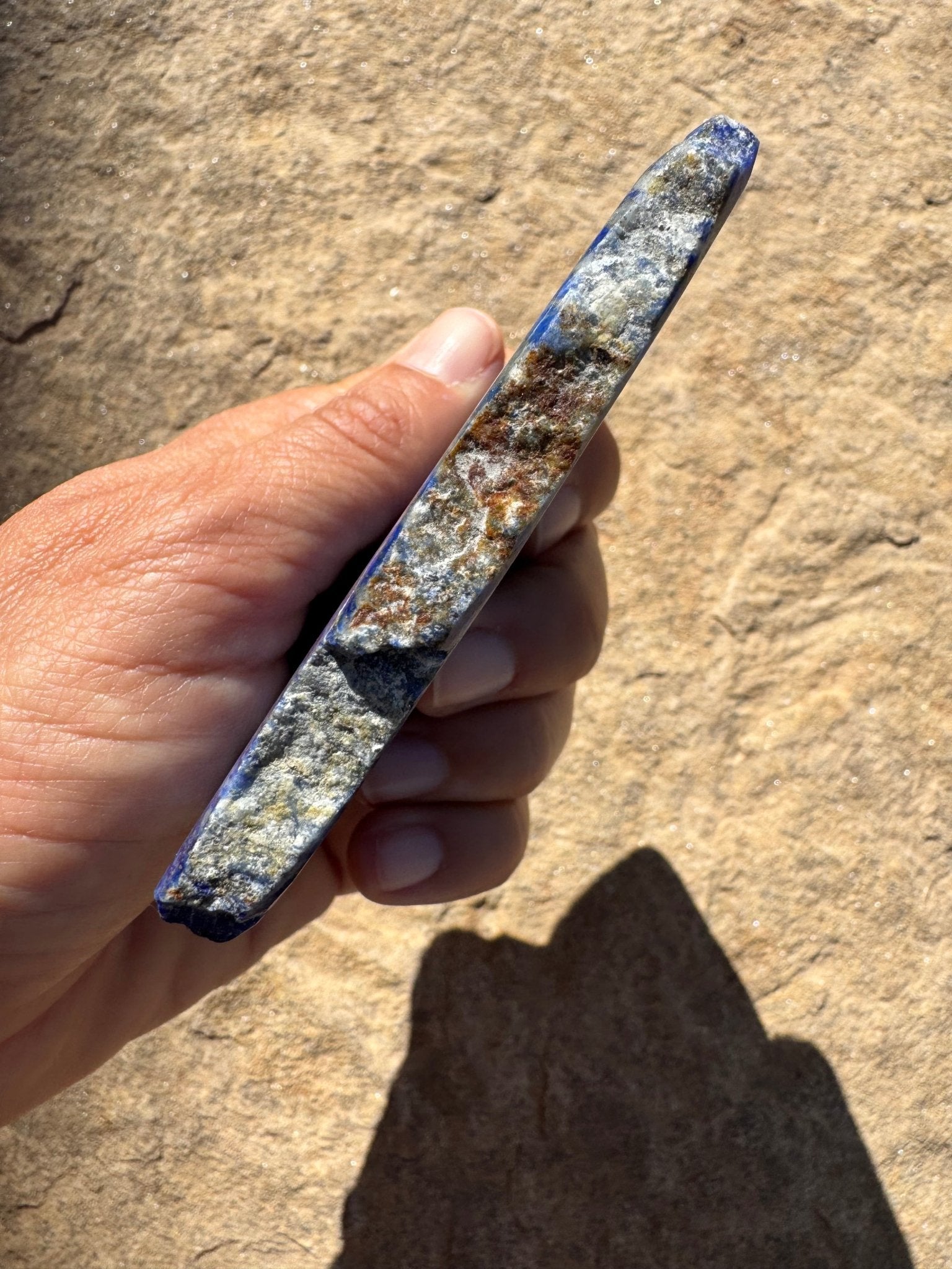 Lapis Lazuli Slab 130g - Purple Door Alchemy