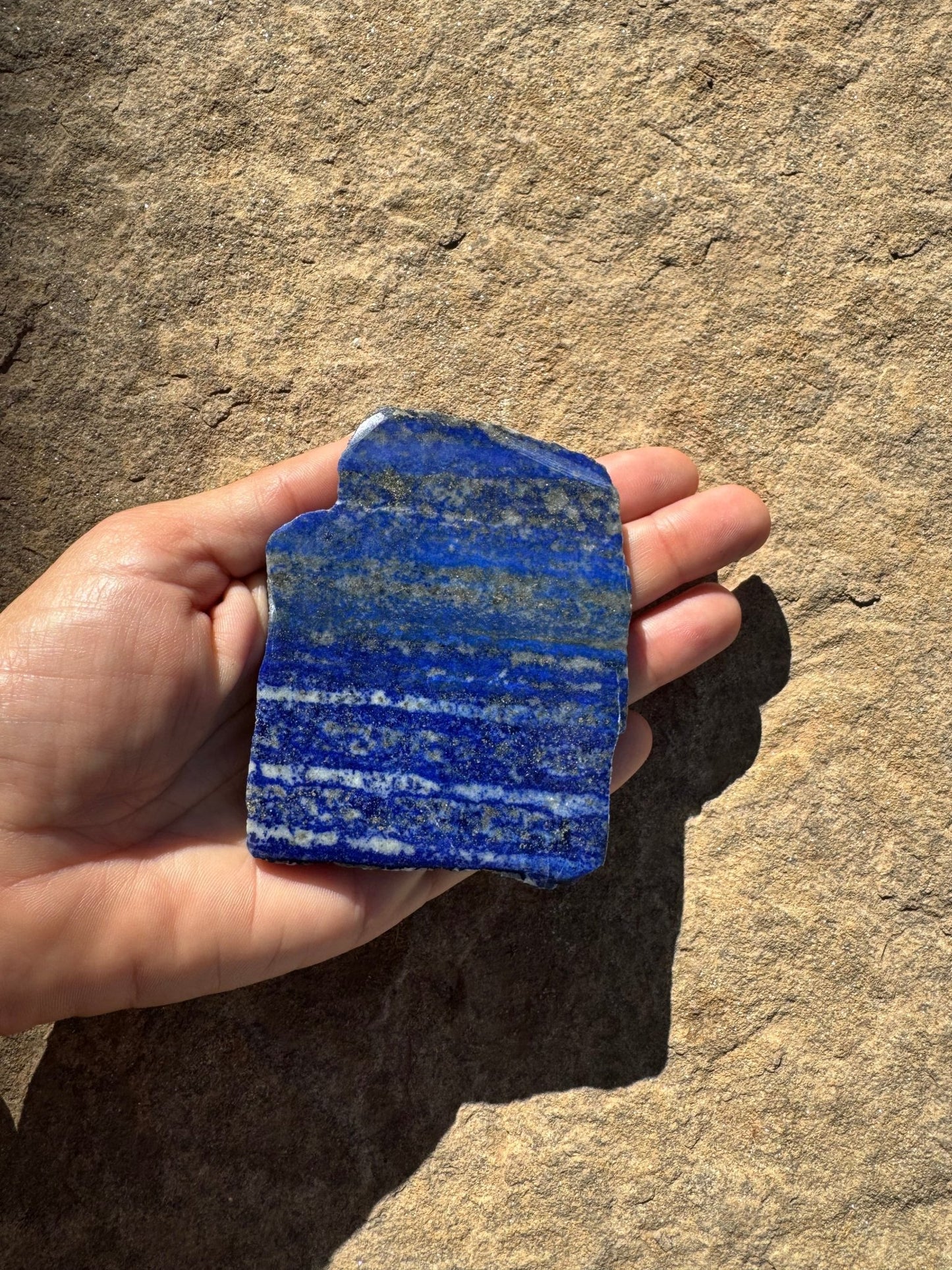 Lapis Lazuli Slab 130g - Purple Door Alchemy